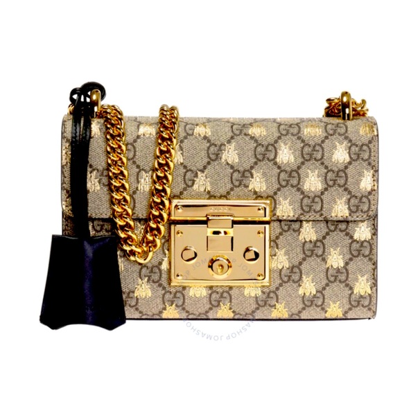 GUCCI
Padlock Beige / Black Gg Bees Small Bag - Picture 1 of 1